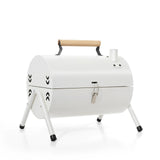 NNEOBA Dual-Side Portable Charcoal BBQ Grill Camping Stove White