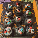 6-Piece Mini Halloween Witch Cauldron Decoration