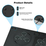 NNEOBA Leverless Arcade Controller with Adjustable Buttons
