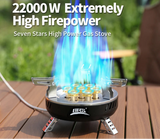 NNEOBA 7-Core Camping Gas Stove Multi-Fuel Burner Black