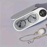 NNEOBA Ultrasonic Glasses Cleaner – Wireless Multi-Purpose Eyewear Cleaning Machine