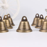10pcs Vintage Bronze Jingle Bells 38mm Iron Tinplate