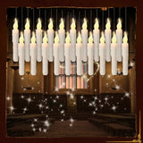 Halloween LED Floating Candles with Magic Wand Remote
