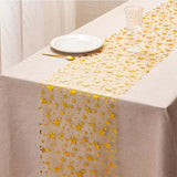 Glitter Star Metallic Table Runner – 28 × 275 cm