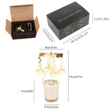 Gold Moon Cat Rotating Candle Holder 17×8CM Metal