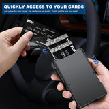 Blocking Men's Pop-Up Card Holder Wallet