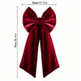 Extra Large Velvet Christmas Bow