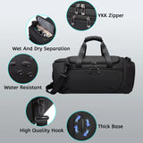 NNEOBA 21-Inch Waterproof Duffel Travel Bag Black
