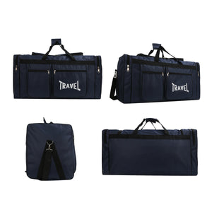 NNEOBA 80L Foldable Waterproof Travel Duffel Bag Deep Blue