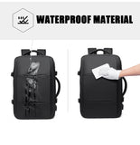 NNEOBA Executive 45L Expandable Backpack Black