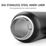 NNEOBA 550ML Thermal Water Bottle Black