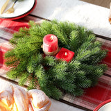 NNEOBA 100pcs 10cm Christmas Pine Needle Artificial Plants - DIY Garland & Tree Decoration