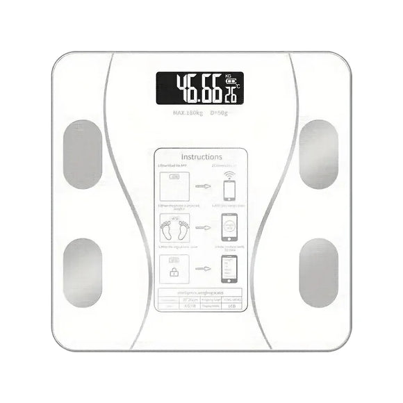 NNEOBA Smart Bluetooth Body Fat Scale White