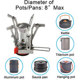 NNEOBA Ultralight Portable Camping Stove Orange