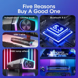 NNEOBA 4D Bluetooth Soundbar Speaker Stereo Subwoofer