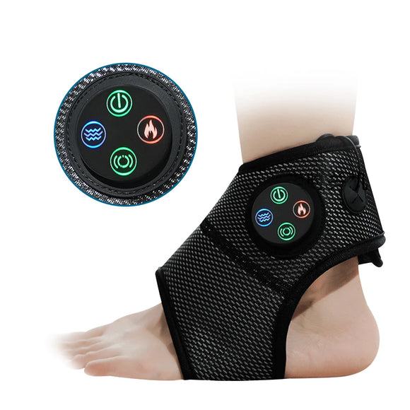 NNEOBA Electric Foot Ankle Massager with Heat Black
