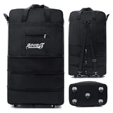 NNEOBA Expandable Travel Backpack with Wheels Black