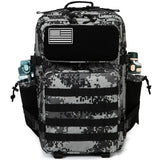 NNEOBA 45L Tactical Backpack Waterproof Rucksack Black Camo