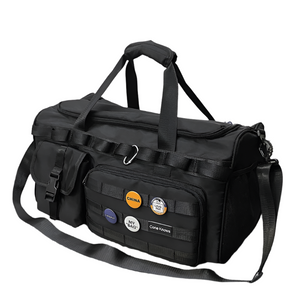 NNEOBA Foldable Dry-Wet Separation Gym Travel Bag Black