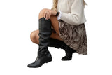 Women's Suede Knee-High Boots