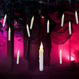 Halloween LED Floating Candles with Magic Wand Remote
