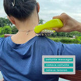 NNEOBA Cellulite Massager Fascia Release Tool Deep Tissue Trigger Point Rolle Yellow