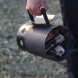 NNEOBA Charcoal Starter Chimney Spark Bucket Black