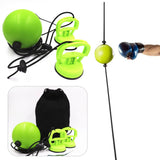 NNEOBA Adjustable Suction Cup Boxing Reflex Ball Speed Training Green