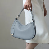 Women's Genuine Leather Saddle Shoulder Bag