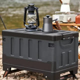 NNEOBA Foldable Camping Storage Box Waterproof Black