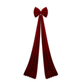 Large Velvet Christmas Bow Ornament