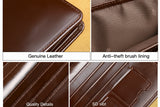 Men's Genuine Leather Short Wallet