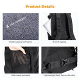 NNEOBA Camera Backpack with Tripod Strap Outdoor Black