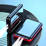 10000mAh Mini Mirror Power Bank with LED Digital Display