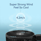 NNEOBA 6-Inch 10,000mAh Rechargeable Handheld Mini Fan