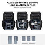 NNEOBA 25L Professional Camera Backpack Black