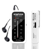 NNEOBA Compact Multi-Band Radio White
