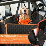 NNEOBA Waterproof Dog Car Seat Cover Scratch-Resistant Protector Black