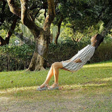 Portable Nylon Rope Hammock for Outdoor Use