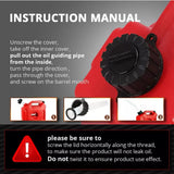 NNEOBA 20L Jerrycan Practical Long-Haul Gasoline Diesel Fuel Tank