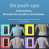 NNEOBA Folding Push-Up Board with Resistance Bands Black