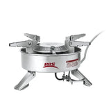 NNEOBA 1940W Strong Firepower Folding Camping Gas Stove Silver