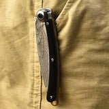 NNEOBA 2pcs Portable Folding Pocket Knife Black