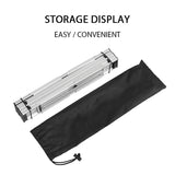 NNEOBA Aluminum Alloy Mini Camping Table Foldable Silver