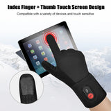 NNEOBA Heated Gloves Rechargeable Battery Electric Ski Gloves for Men and Women