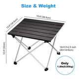 NNEOBA Portable Aluminum Camping Table