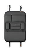 NNEOBA 6-Pocket Car Backseat Organizer Waterproof PU Leather Storage Bag Black