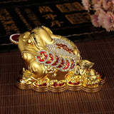 NNEOBA Golden Prosperity: Feng Shui Jin Chan Talisman for Luck and Wealth