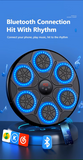 NNETM Smart Music Boxing Machine - W/ Bluetooth Connectivity and Gloves