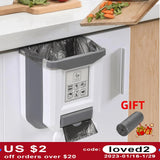 NNEOBA Foldable kitchen Trash Bin